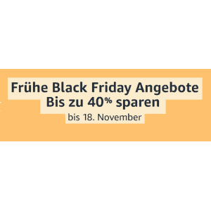 Amazon – Frühe Black Friday Angebote bis 18.11.2021