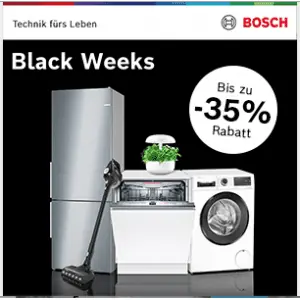 Bosch Hausgeräte direkt vom Hersteller zu sehr guten Preisen!