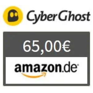 CyberGhost VPN Black Friday – 28 Monate Zugang nur 67,76 € & 65 € Bonus als Amazon Gutschein