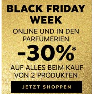 Marionnaud Black Friday – 30% Rabatt auf reguläre Ware ab 2 Produkte + GRATIS Produktproben + GRATIS Versand ab 25€