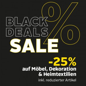 Otto Black Friday Sale – 25% Rabatt auf Möbel, Deko, Heimtextilien & Spielzeug