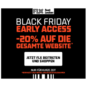 Foot Locker Black Friday – 20% Rabatt auf die gesamte Website!