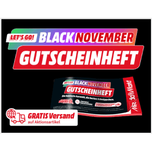 Media Markt Black November Gutscheinheft im Preischeck