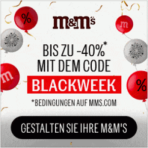 M&M Black Friday – bis zu 40% Rabatt auf euren Einkauf