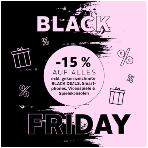 OTTO Black Friday Sale 2023 – 15% Rabatt auf vieles (einige Ausnahmen)