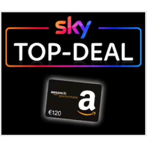 Sky Black Friday 2023 – Sky Komplettpaket inkl. 120 € Amazon Gutschein um 35 € statt 59 € pro Monat!