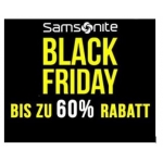 Samsonite Black Friday 2020 – bis zu 60 % Rabatt & gratis Versand