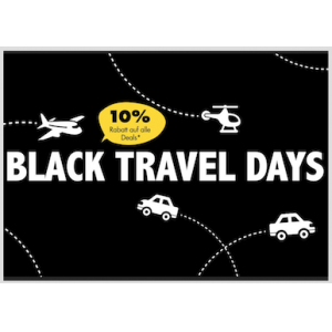 JUST AWAY Black Travel Days – 10% Rabatt auf Reisen