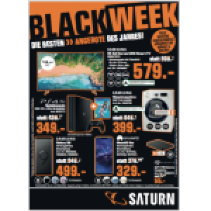 Saturn Black Week 2019 inkl. Preischeck – bis 02.12.2019
