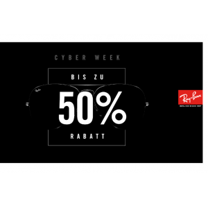Ray Ban Black Friday Week 2022 – bis zu 50 % Rabatt auf Brillen & Sonnenbrillen