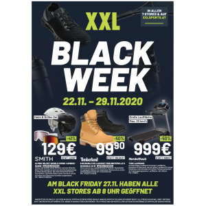 XXL Sports Black Week 2020 – die Highlights im Preisvergleich!