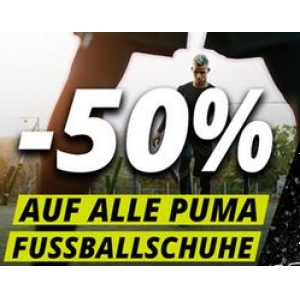 XXL Sports Black Friday Countdown – zB.: -50% auf Puma Fußballschuhe